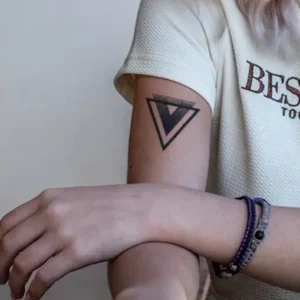 Illusory Triangle Tattoo