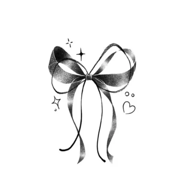 Whimsical Bow Tattoo