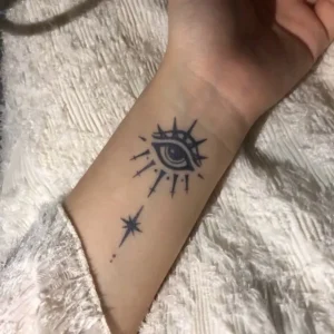 All-Seeing Eye   Realistic Temporary tattoo