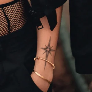 Celestial Star   Realistic Temporary tattoo