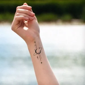 Cosmic Harmony   Realistic Temporary tattoo