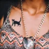 Cute Cat King   Realistic Temporary tattoo