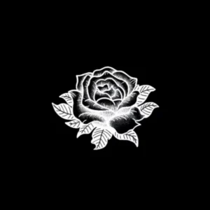 Elegant Rose Temporary Tattoo