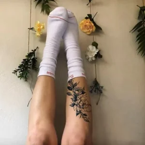 Floral Elegance   Realistic Temporary tattoo