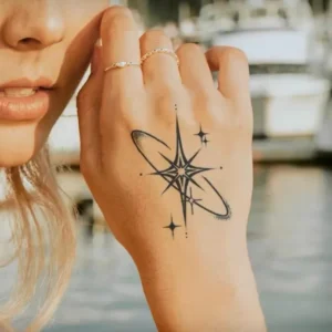 Heavenly Starburst   Realistic Temporary tattoo