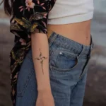 Ornate Cross   Realistic Temporary tattoo