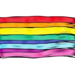 Rainbow Flag Elements Lesbian Tattoo Ideas