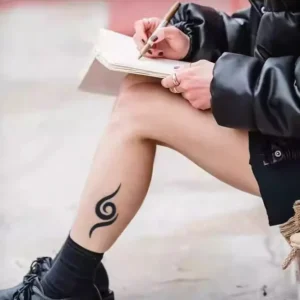 Ethereal Spiral Temporary Tattoo